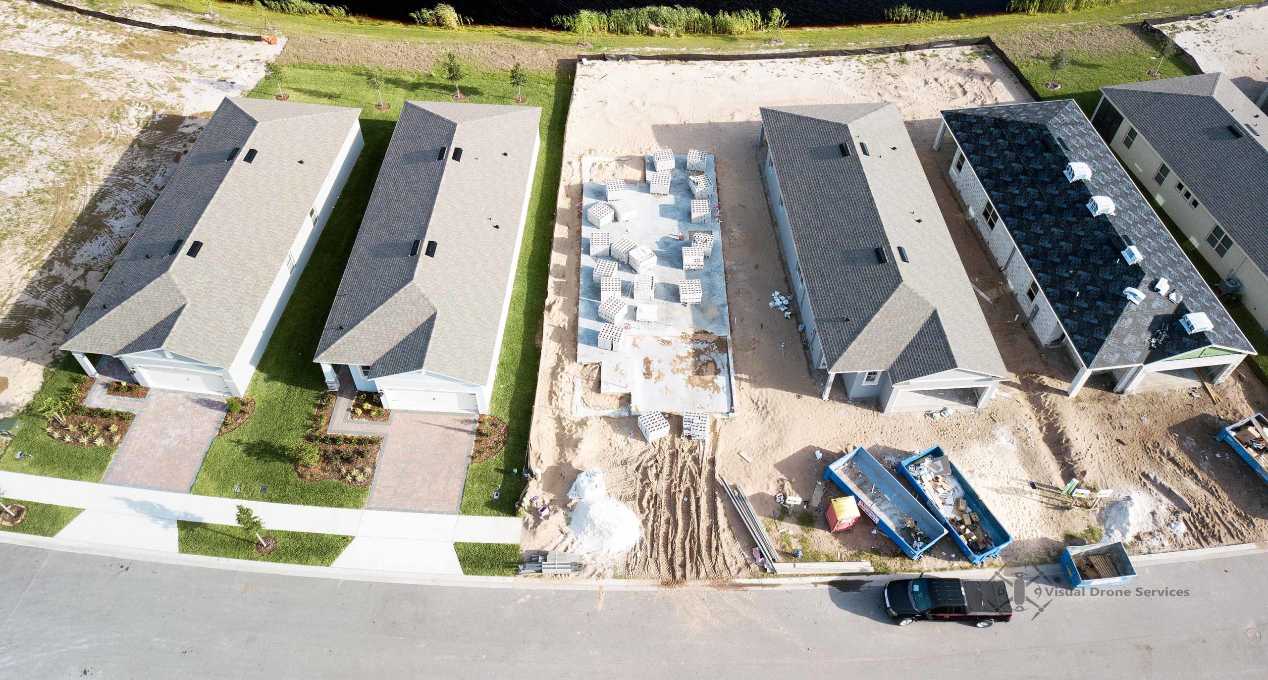 Aerial Construction Photography. 